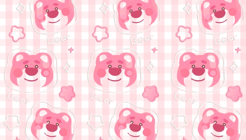Hình nền máy tính gấu dâu cute, đẹp nhất