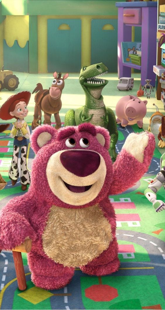 Hình nền gấu dâu Lotso trong phim hoạt hình