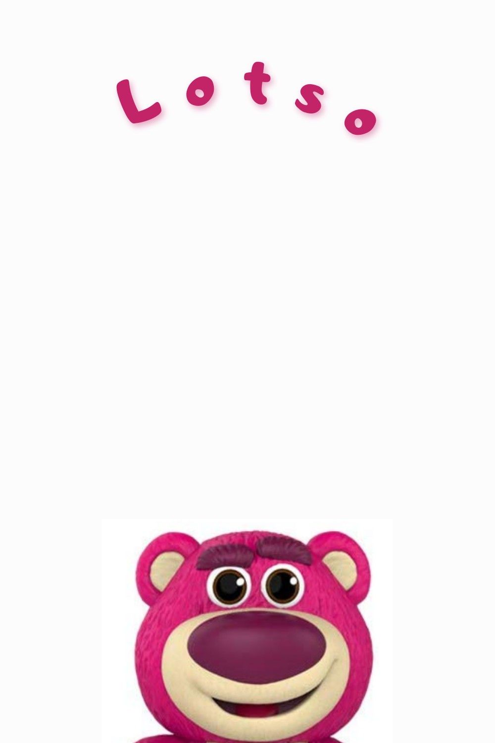 Hình nền gấu Lotso đơn giản, cute