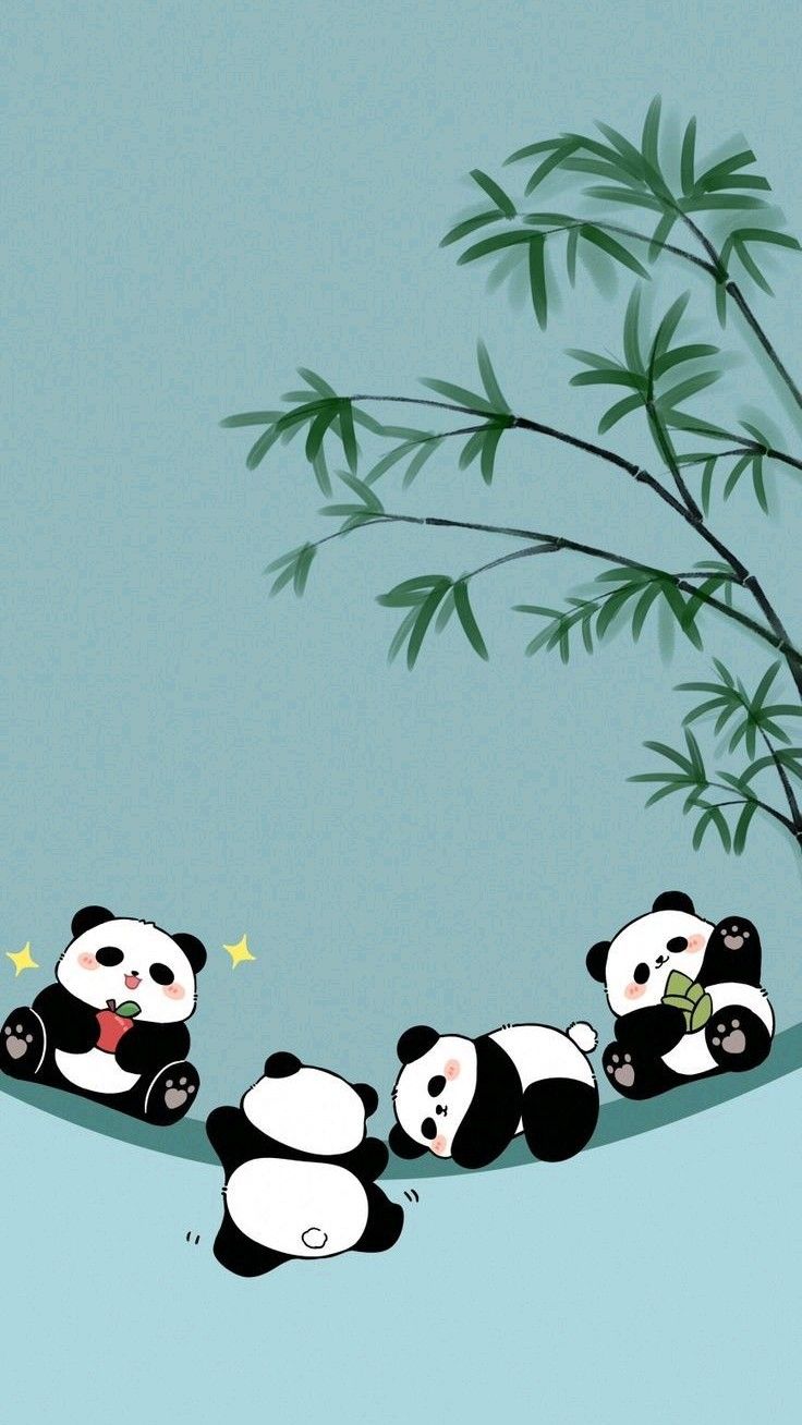 hình nền gấu trúc siêu cute