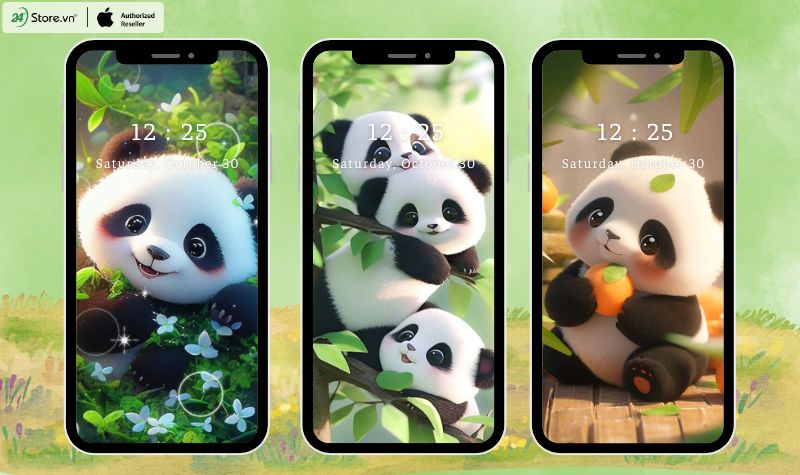 hình nền gấu trúc