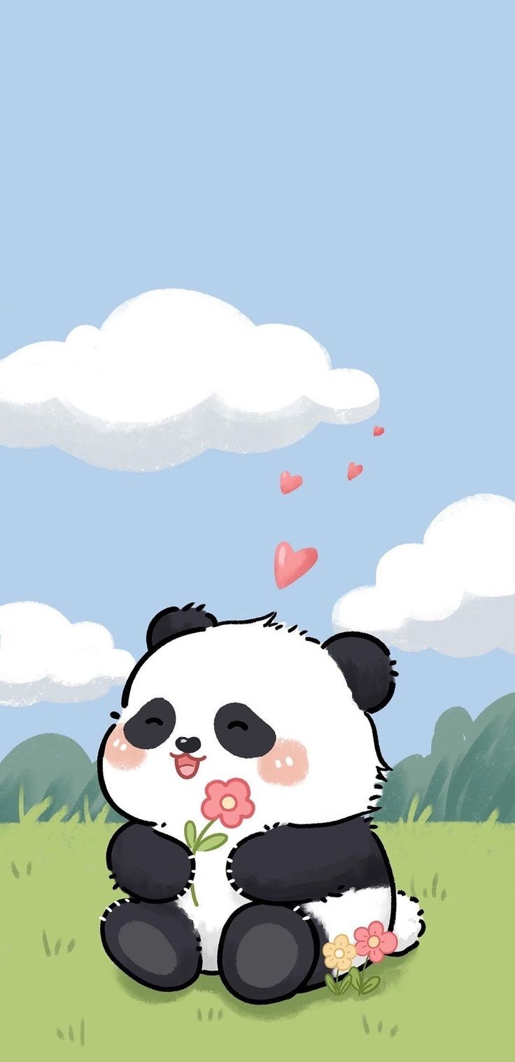 hình nền gấu trúc chibi