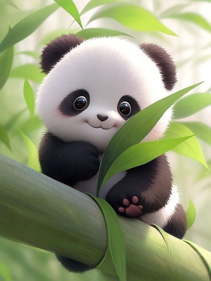 hình nền gấu trúc cực đáng yêu