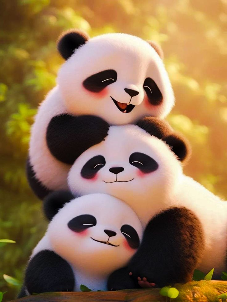 hình nền gấu trúc cực đáng yêu