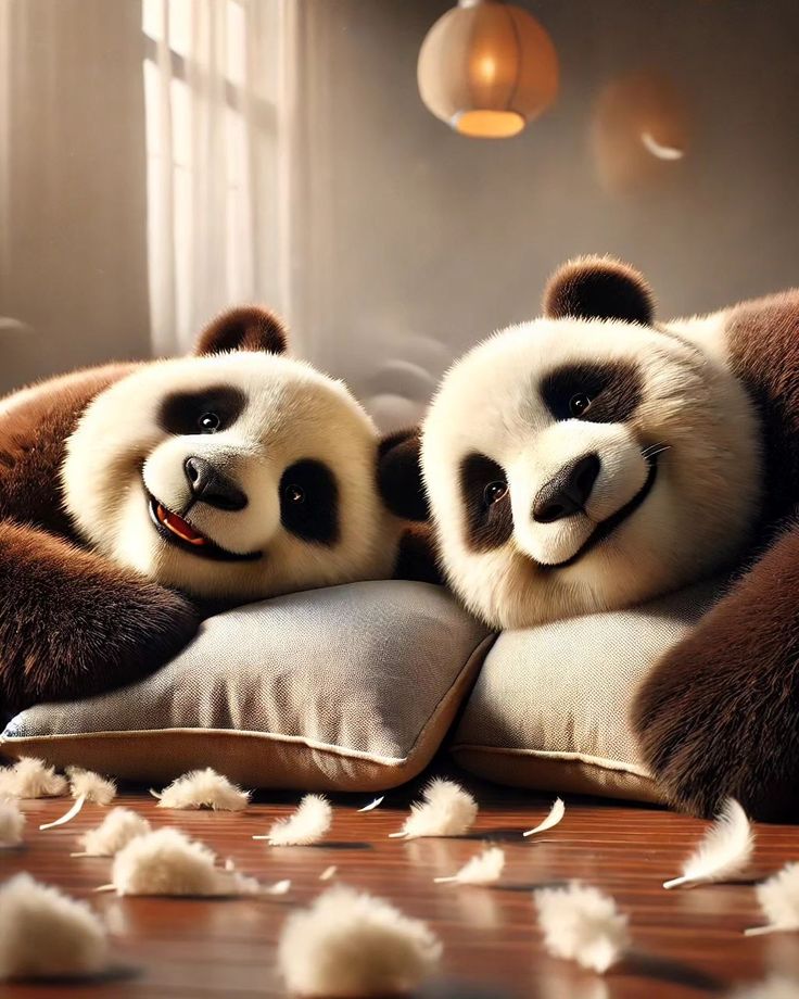 hình nền gấu trúc dễ thương