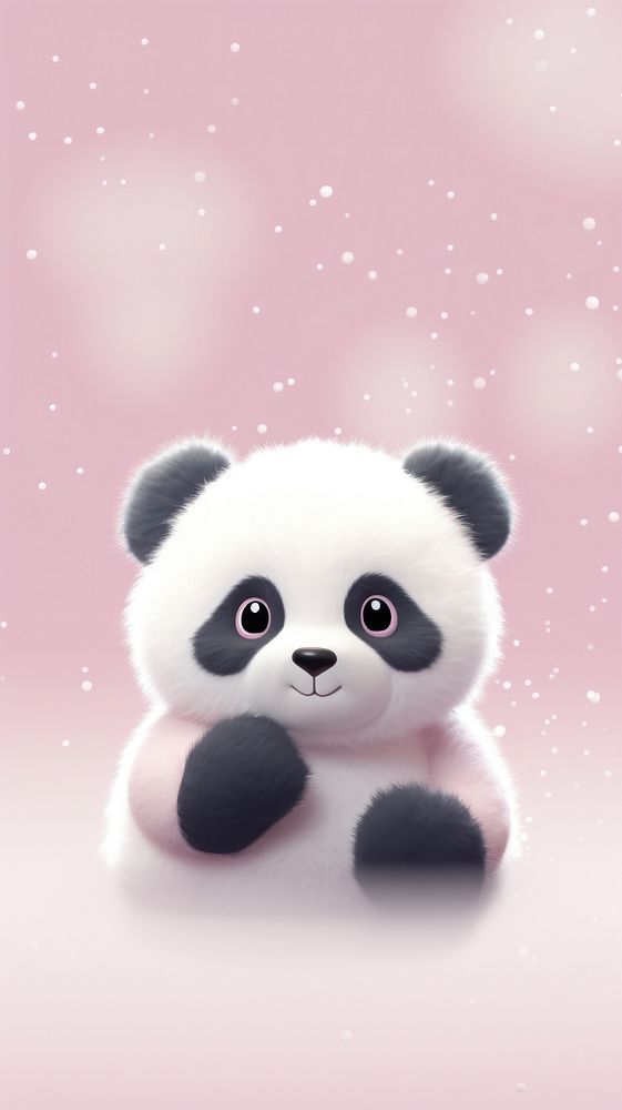 hình nền gấu trúc hồng