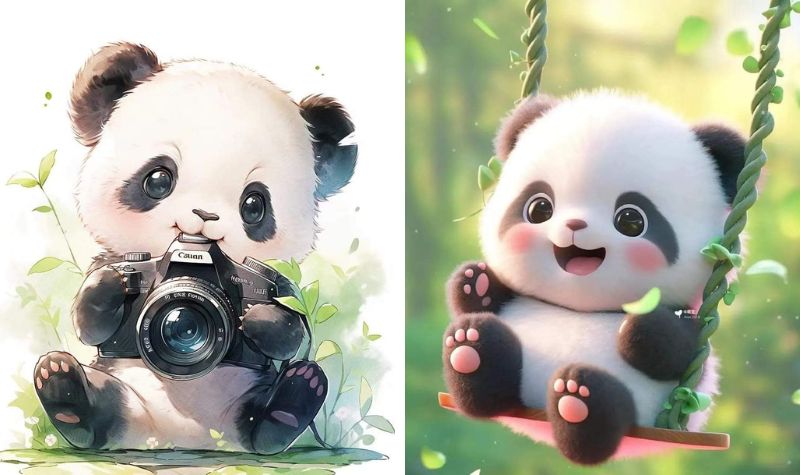 hình nền gấu trúc