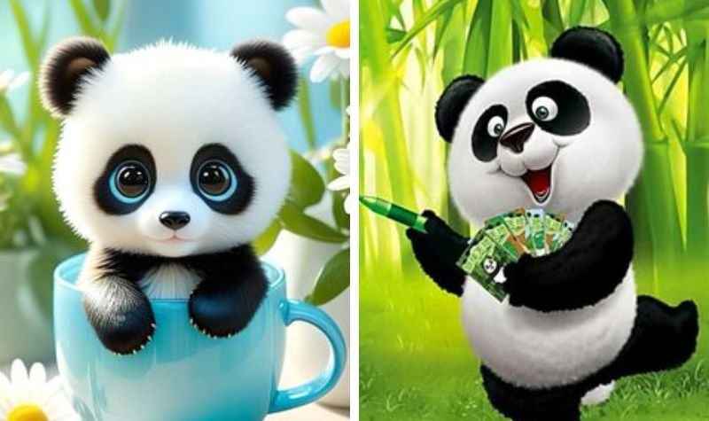 hình nền gấu trúc