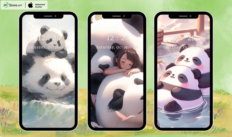 hình nền gấu trúc