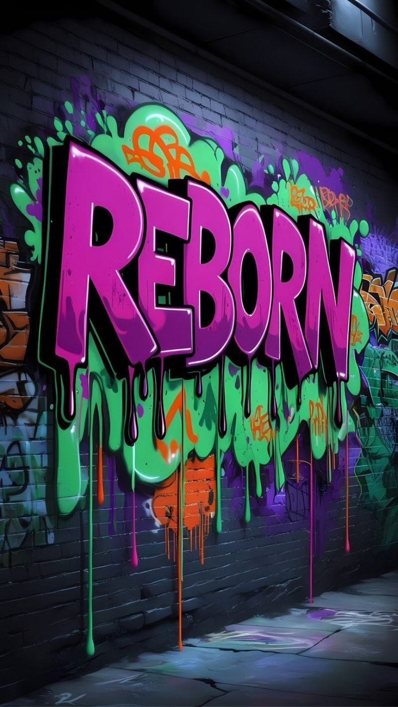 ảnh nền graffiti 3d độc đáo