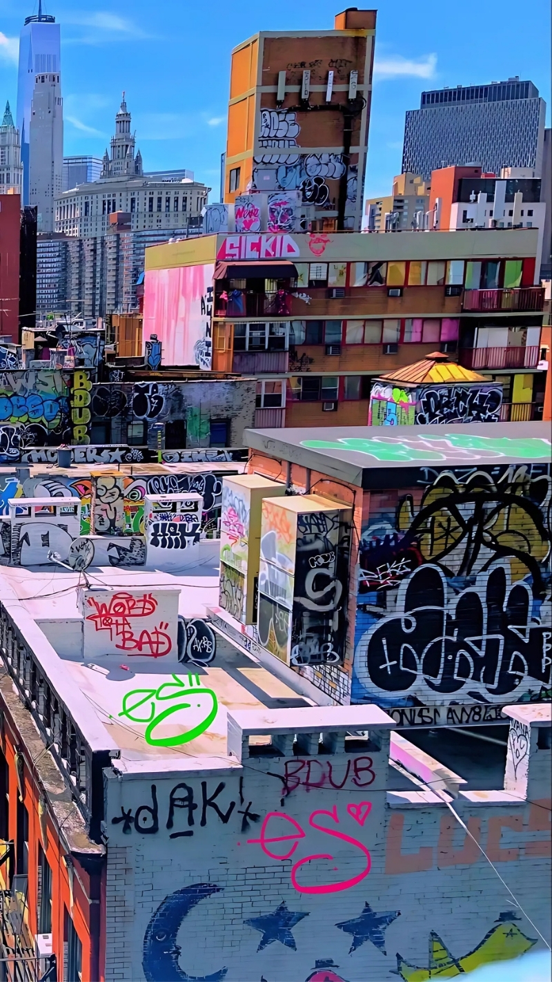 ảnh nền graffiti ảnh chụp đa sắc