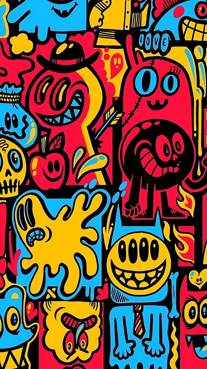 ảnh nền graffiti nghệ thuật tinh tế