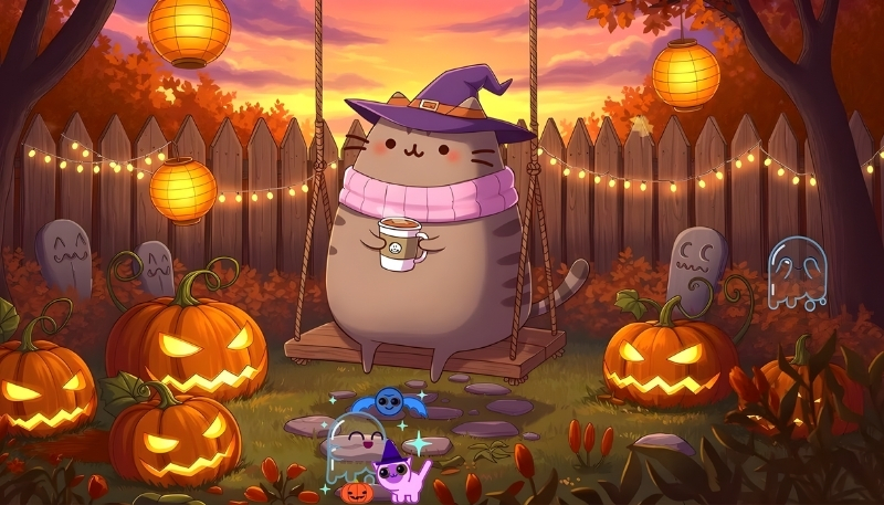 Bộ sưu tập ảnh Halloween cute dành cho desktop