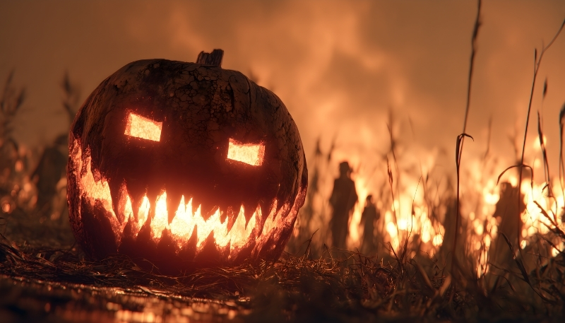 Hình ảnh Halloween rùng rợn full HD cho máy tính