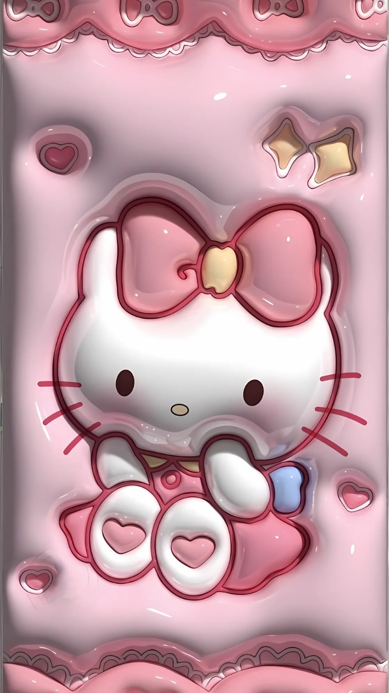 Hình nền Hello Kitty cho điện thoại cute