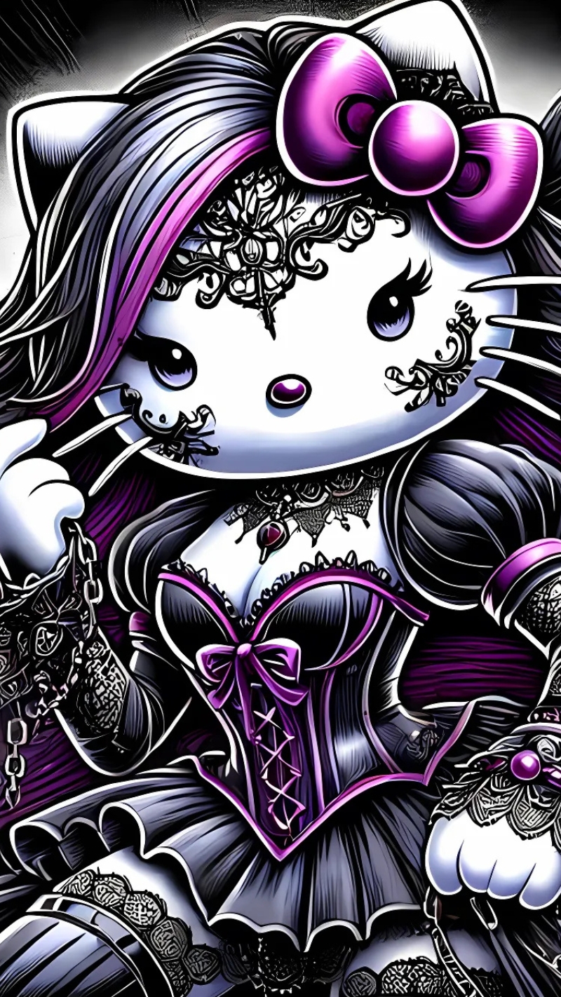 Hình nền Hello Kitty cá tính và năng động