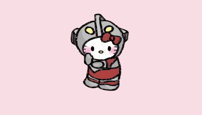 Ảnh Hello Kitty làm hình nền máy tính