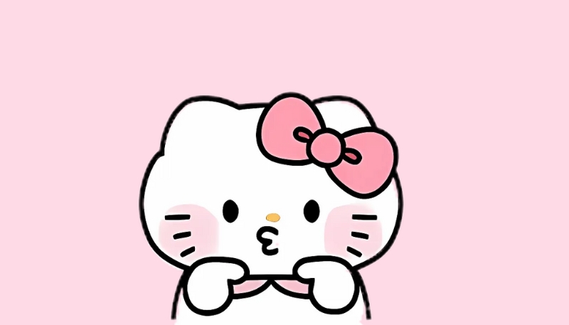 Hình nền Hello Kitty nét