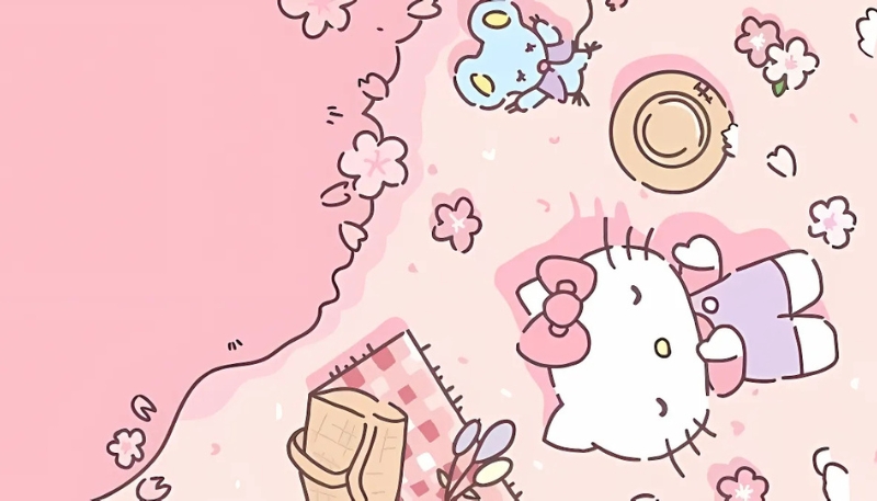 Hình nền Hello Kitty cho máy tính