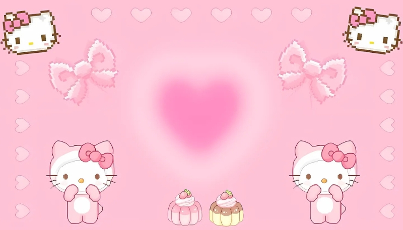 Hình nền Hello Kitty cute