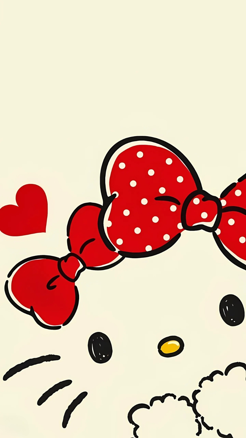 Hình nền Hello Kitty điện thoại 3D
