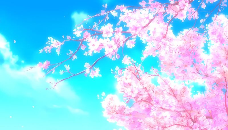 Hình nền hoa Đào anime
