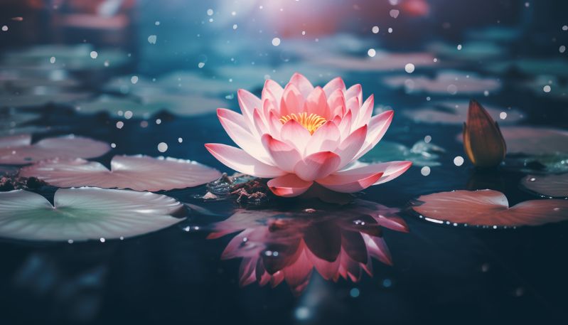 hình nền đầm sen hồng