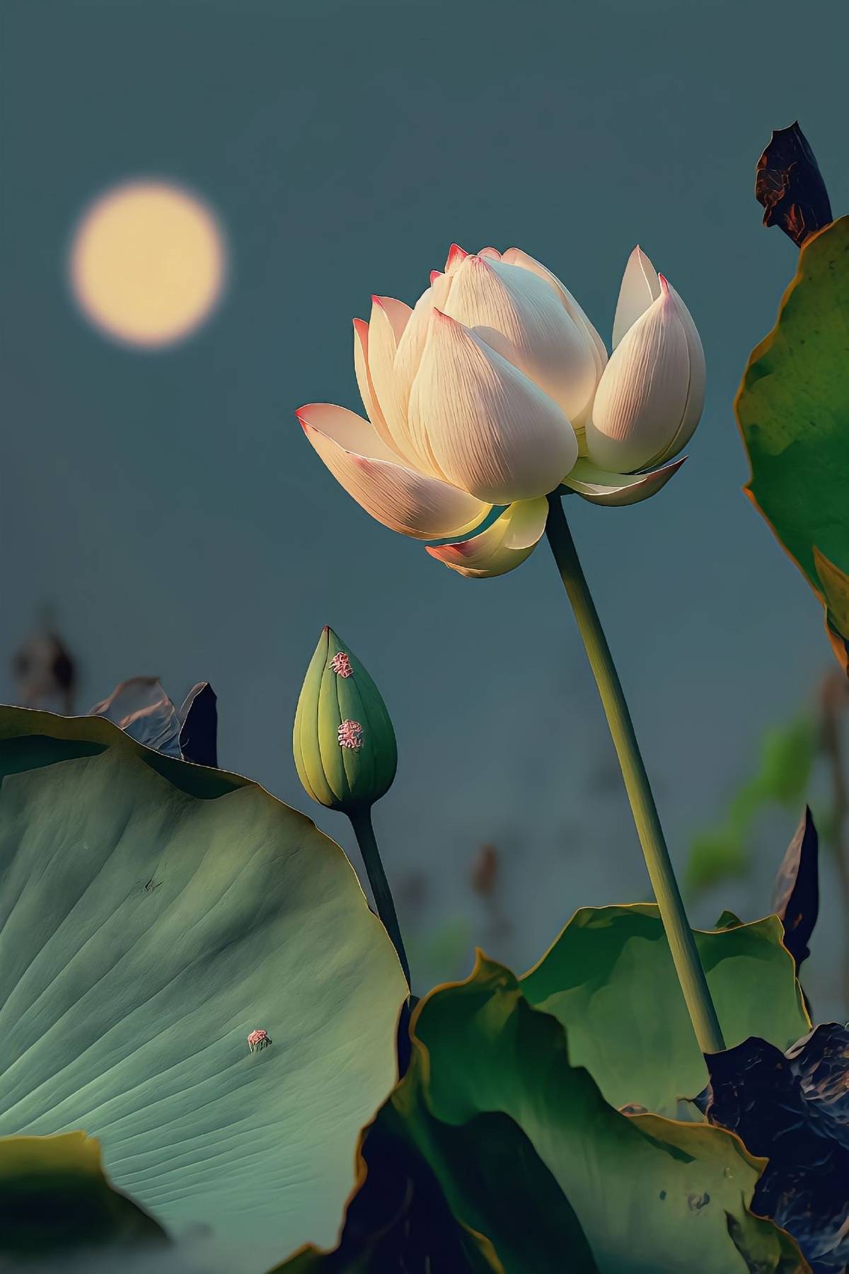 hình nền hoa sen 4K