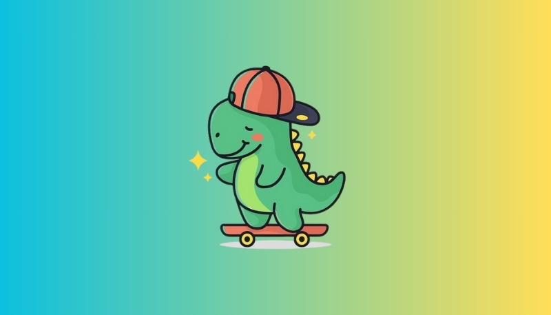 tải ngay ảnh nền khủng long đơn giản cute