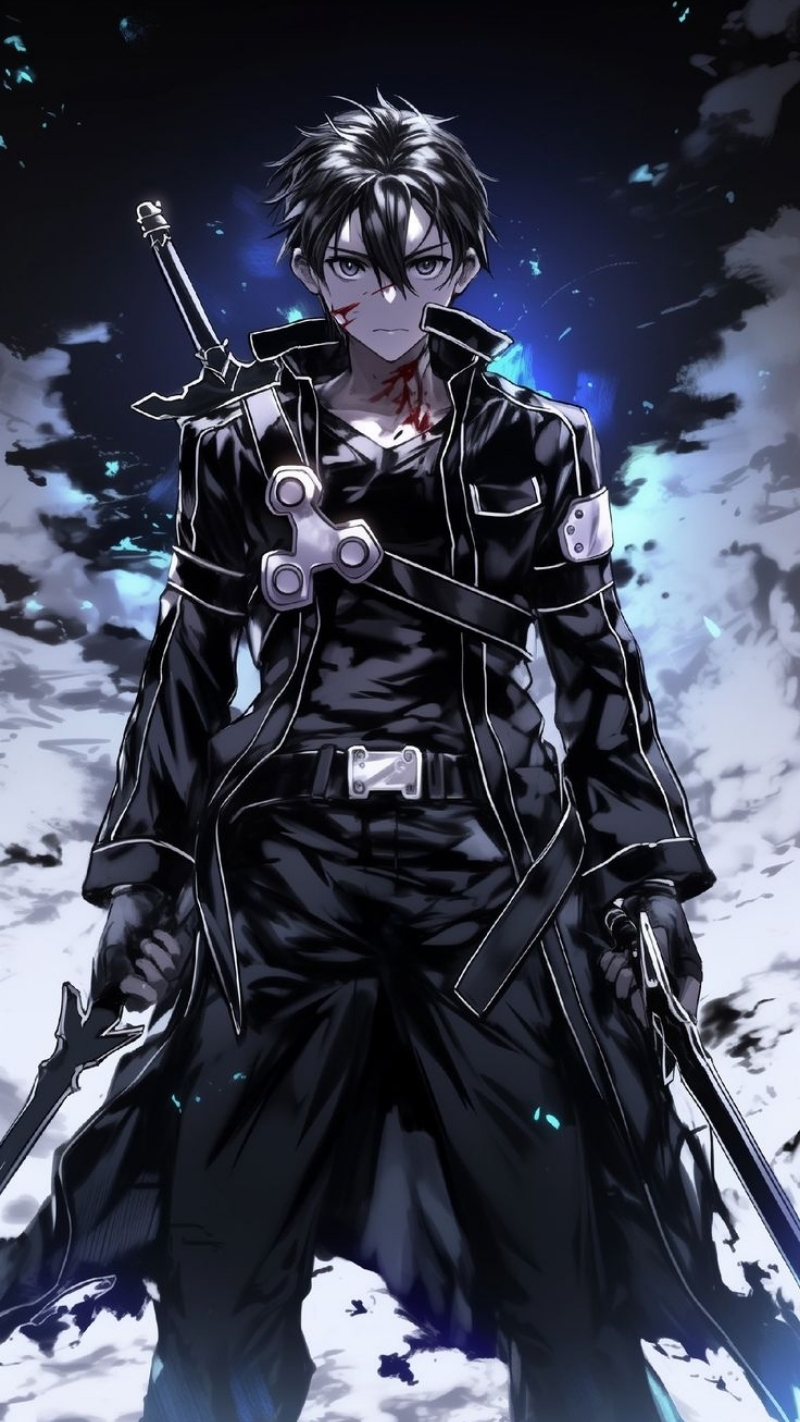 Ảnh nền Kirito ngầu đặc sắc