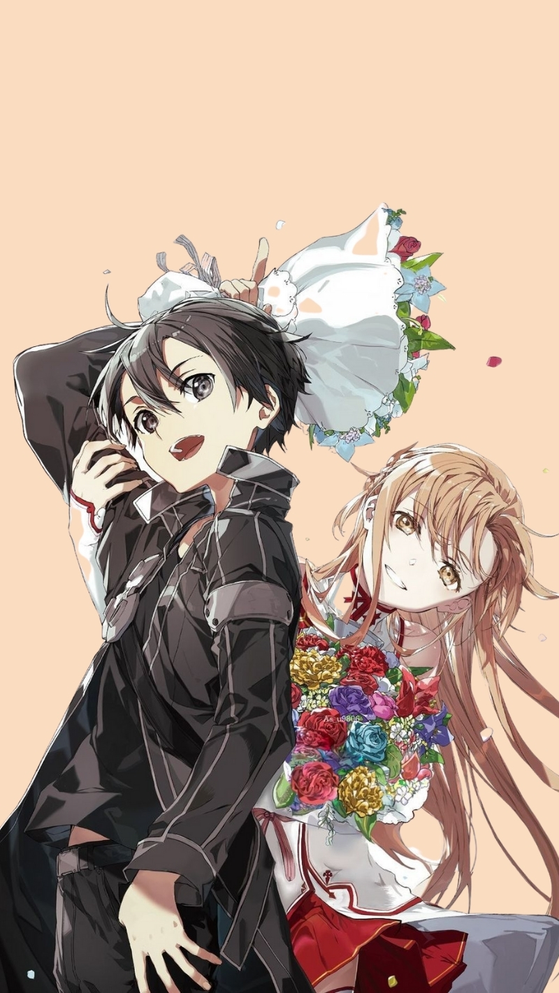 Ảnh nền Kirito và Asuna đặc sắc
