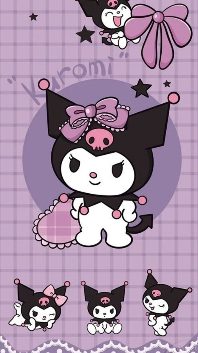 Ảnh kuromi điện thoại cute