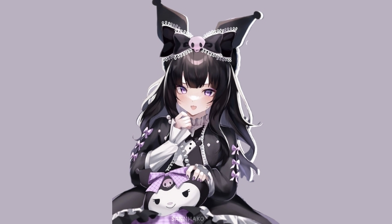Bộ sưu tập ảnh nền kuromi anime đáng yêu