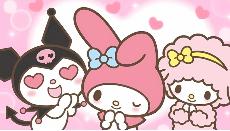 Hình kuromi và những người bạn cực đáng yêu