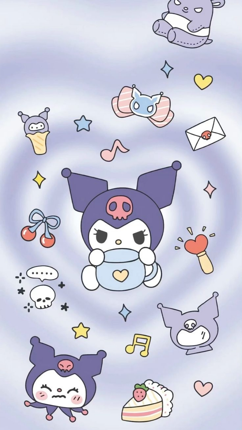 Tải ngay hình kuromi hoạt họa dễ thương