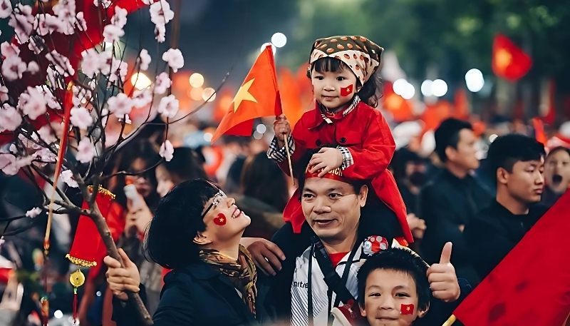 ảnh nền lá cờ việt nam chiến thắng hùng hồn