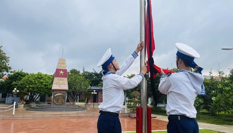 ảnh nền lá cờ việt nam trường sa hùng vĩ