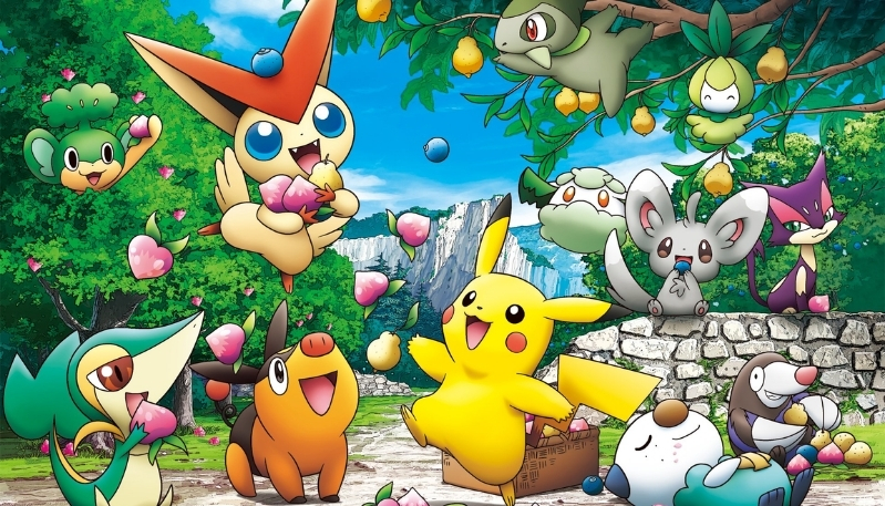hình nền macbook hoạt hình pikachu