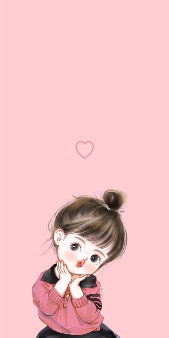 hình nền màu hồng dễ thương