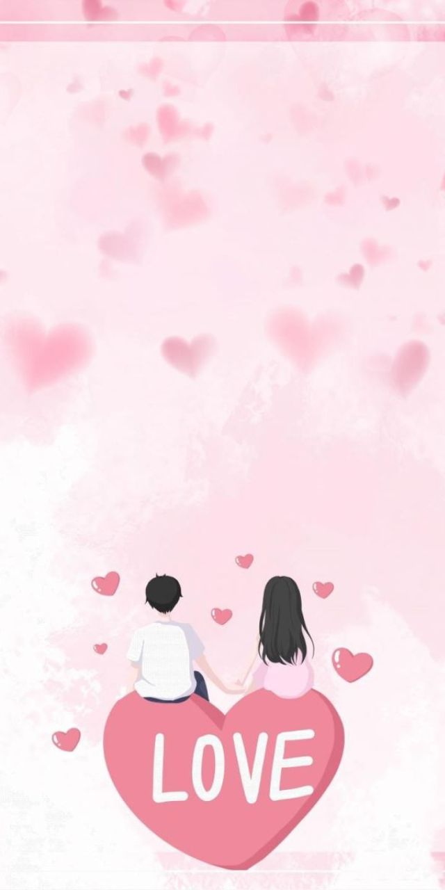 hình nền màu hồng lãng mạn