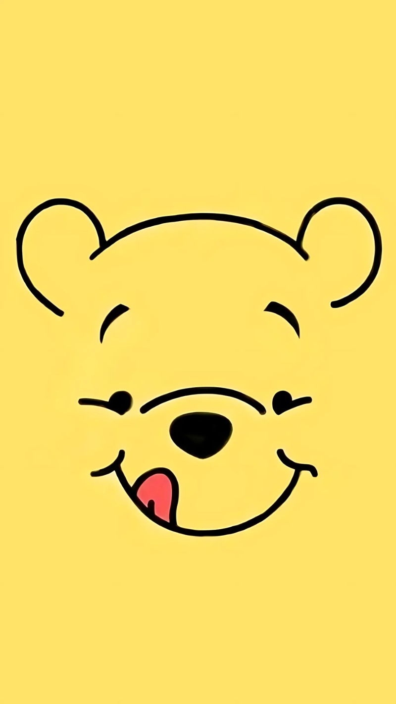 hình nền màu vàng hoạt hình