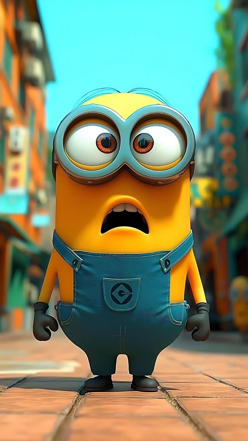 hình nền màu vàng hoạt hình