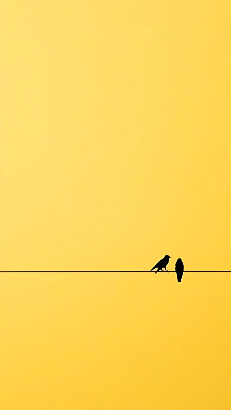 hình nền màu vàng minimalism