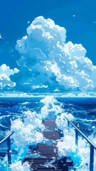 hình nền màu xanh dương bầu trời