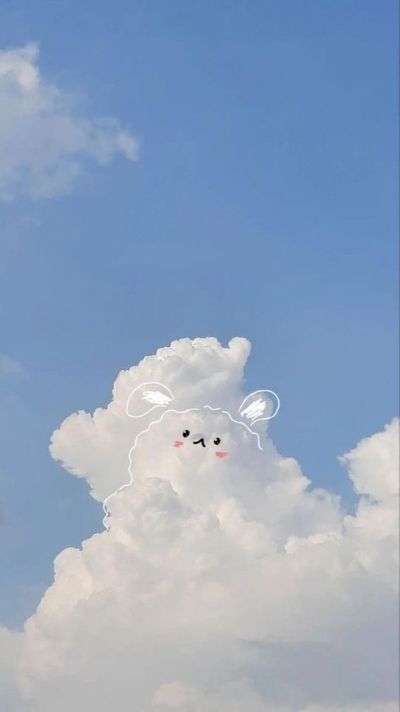 hình nền màu xanh dương cute