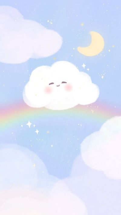 hình nền màu xanh dương cute