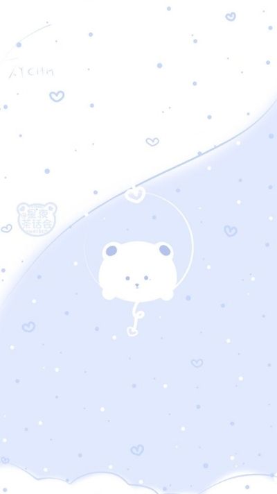 hình nền màu xanh dương cute