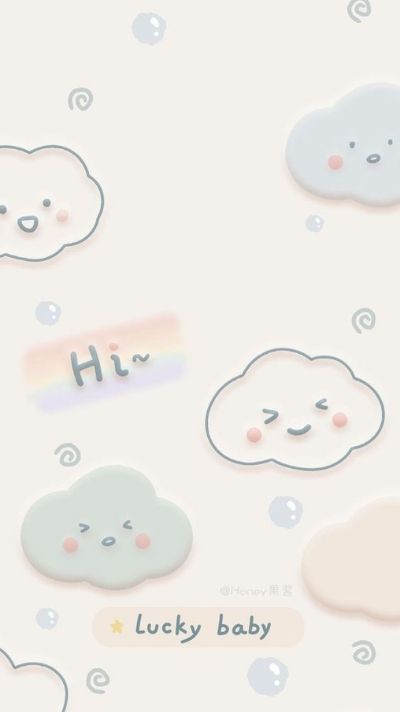 hình nền màu xanh dương cute