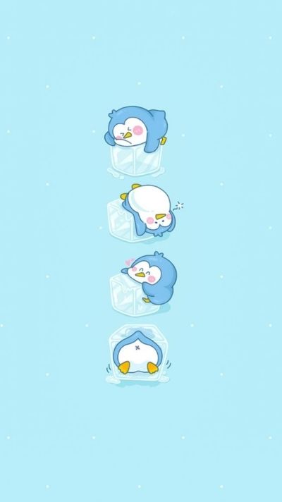 hình nền màu xanh dương cute