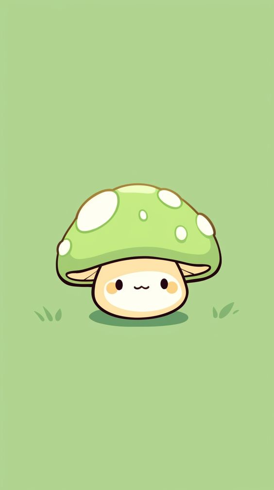 hình nền màu xanh lá cây cute